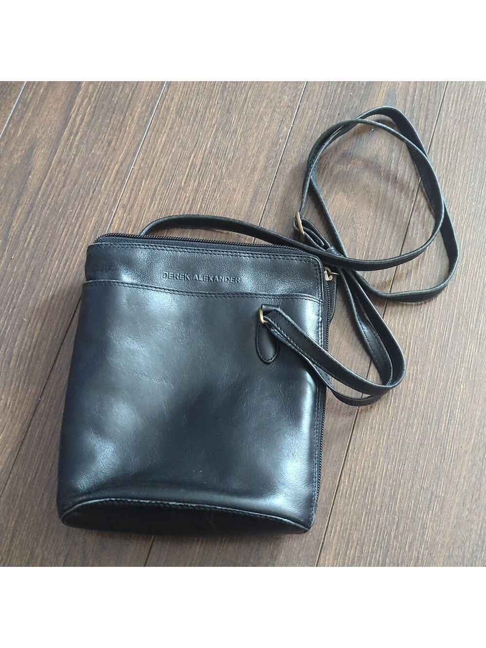 Derek Alexander CENTRAL PARK Small Two Sided Zipped Cross-body Bag - Picture 2 of 11